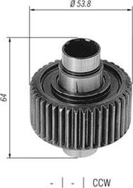 Magneti Marelli 940113020430 - Pinion, bendix, starter autospares.lv