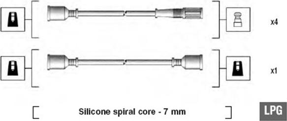 Magneti Marelli 941095430588 - Ignition Cable Kit autospares.lv