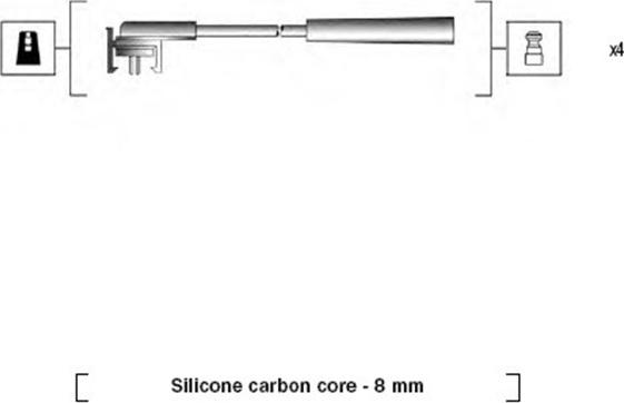 Magneti Marelli 941185140772 - Ignition Cable Kit autospares.lv