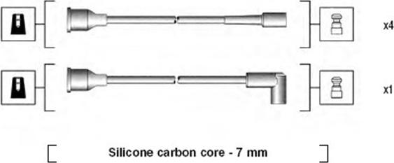 Magneti Marelli 941135080697 - Ignition Cable Kit autospares.lv