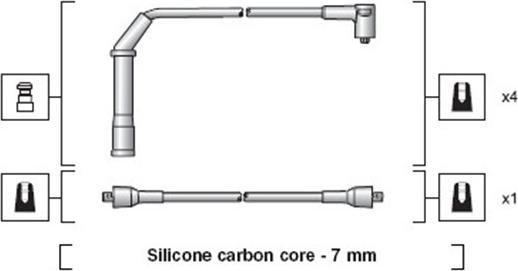 Magneti Marelli 941318111058 - Ignition Cable Kit autospares.lv