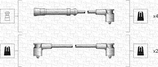 Magneti Marelli 941318111057 - Ignition Cable Kit autospares.lv