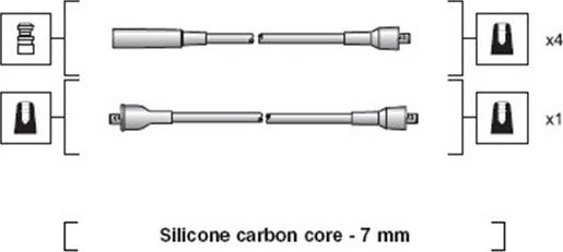 Magneti Marelli 941318111018 - Ignition Cable Kit autospares.lv