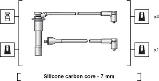 Magneti Marelli 941318111079 - Ignition Cable Kit autospares.lv