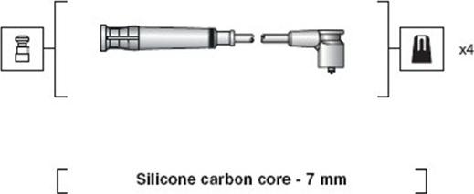 Magneti Marelli 941318111269 - Ignition Cable Kit autospares.lv