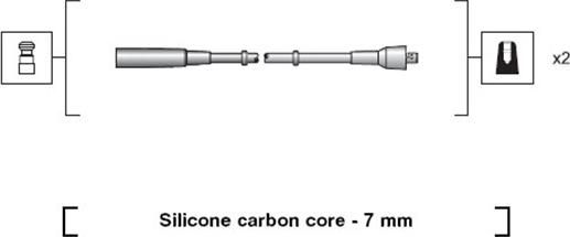 Magneti Marelli 941318111205 - Ignition Cable Kit autospares.lv