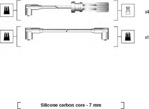 Magneti Marelli 941215100795 - Ignition Cable Kit autospares.lv