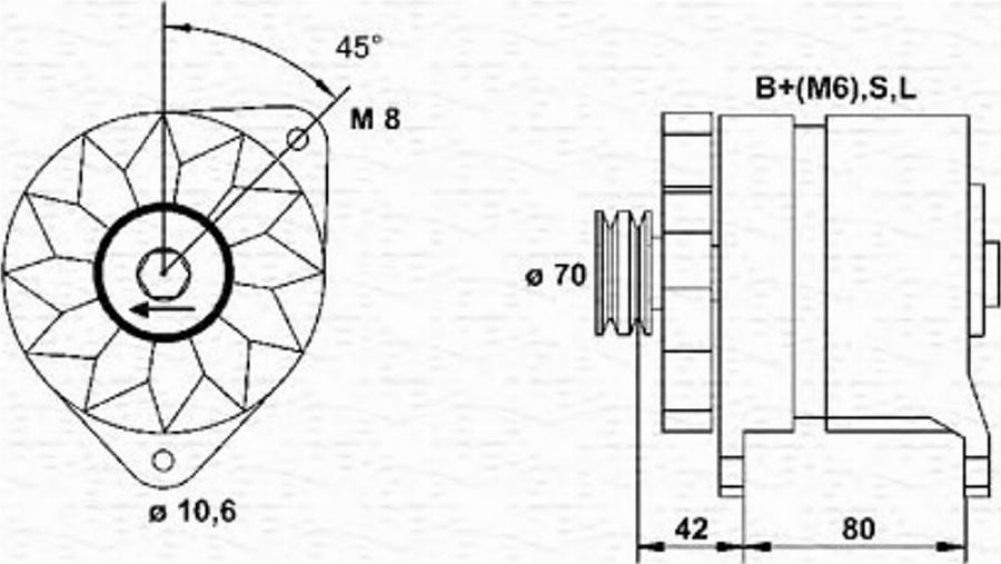 Magneti Marelli 943346062010 - Alternator autospares.lv