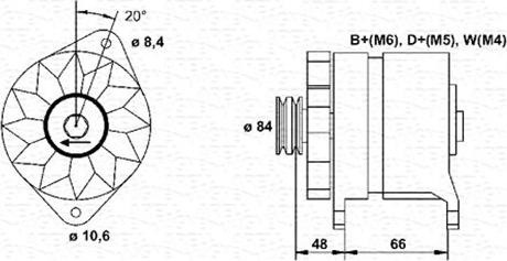 Magneti Marelli 943346130010 - Alternator autospares.lv