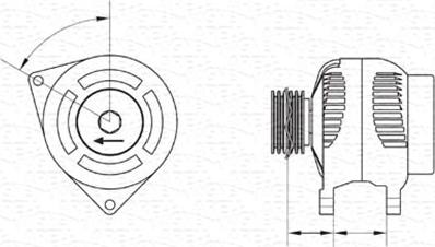 Magneti Marelli 943355230010 - Alternator autospares.lv