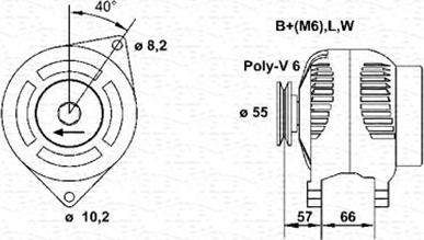 Magneti Marelli 943356961010 - Alternator autospares.lv