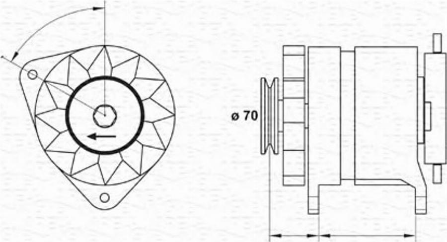 Magneti Marelli 943356595010 - Alternator autospares.lv