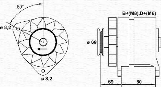 Magneti Marelli 943356512010 - Alternator autospares.lv