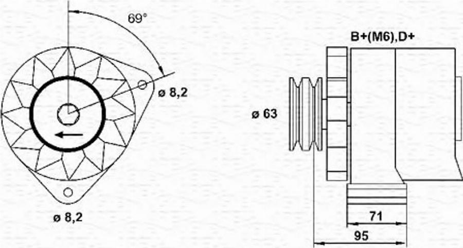 Magneti Marelli 943356689010 - Alternator autospares.lv