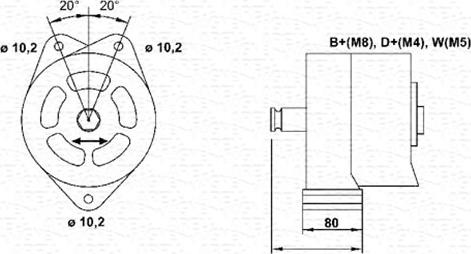 Magneti Marelli 943356685010 - Alternator autospares.lv