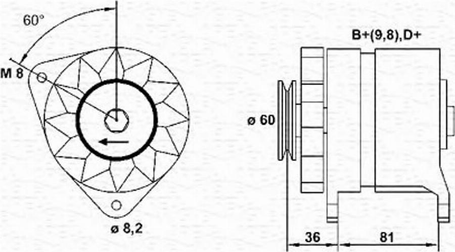 Magneti Marelli 943356118010 - Alternator autospares.lv