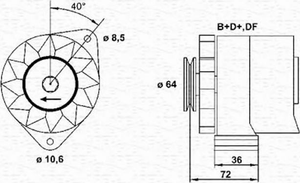 Magneti Marelli 943356134010 - Alternator autospares.lv