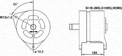 Magneti Marelli 943356267010 - Alternator autospares.lv