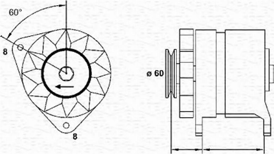 Magneti Marelli 943356746010 - Alternator autospares.lv