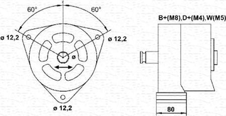 Magneti Marelli 943357256010 - Alternator autospares.lv