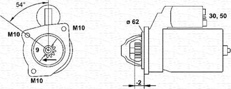 Magneti Marelli 943251466010 - Starter autospares.lv