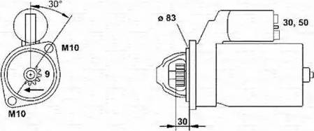 Magneti Marelli 943251694010 - Starter autospares.lv