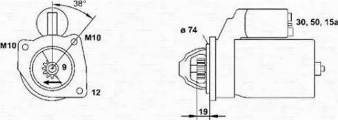 Magneti Marelli 943251885010 - Starter autospares.lv