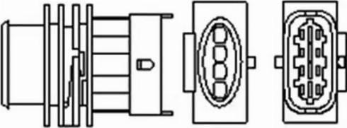 Magneti Marelli 466016355017 - Lambda Sensor autospares.lv