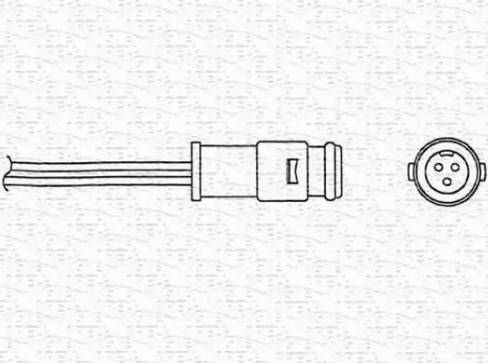 Magneti Marelli 460000453010 - Lambda Sensor autospares.lv