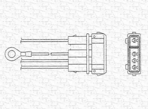 Magneti Marelli 460000150010 - Lambda Sensor autospares.lv