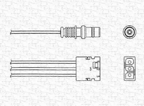 Magneti Marelli 460000160010 - Lambda Sensor autospares.lv