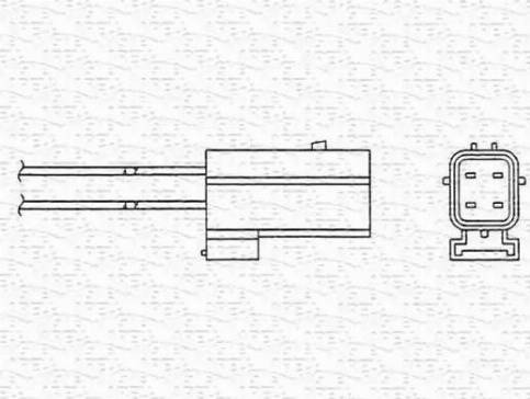 Magneti Marelli 460000284010 - Lambda Sensor autospares.lv