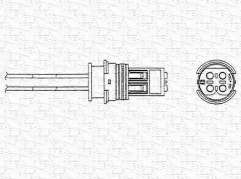 Magneti Marelli 460002138610 - Lambda Sensor autospares.lv