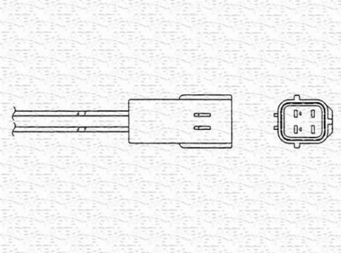 Magneti Marelli 460002143410 - Lambda Sensor autospares.lv