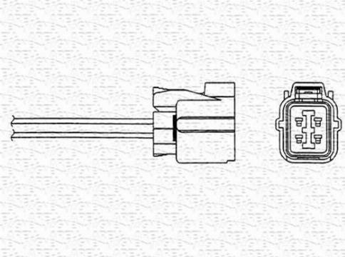 Magneti Marelli 460002142810 - Lambda Sensor autospares.lv