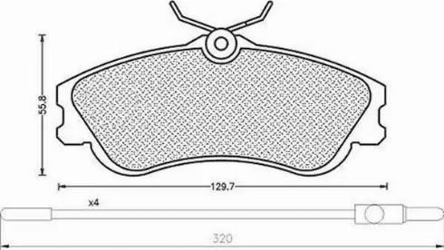 Magneti Marelli 430216170450 - Brake Pad Set, disc brake autospares.lv