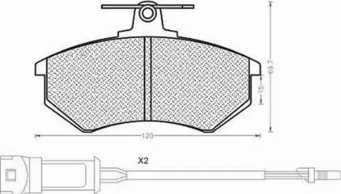 Magneti Marelli 430216170197 - Brake Pad Set, disc brake autospares.lv