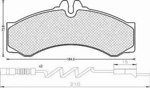 Magneti Marelli 430216171200 - Brake Pad Set, disc brake autospares.lv