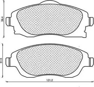 Magneti Marelli 430216171220 - Brake Pad Set, disc brake autospares.lv