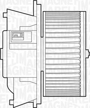 Magneti Marelli 069412503010 - Interior Blower autospares.lv