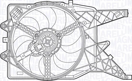 Magneti Marelli 069422491010 - Fan, radiator autospares.lv