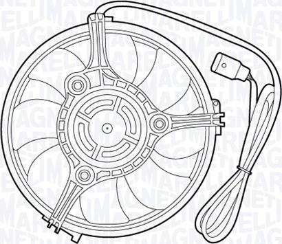 Magneti Marelli 069422467010 - Fan, radiator autospares.lv