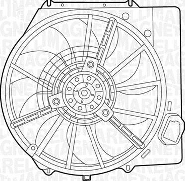 Magneti Marelli 069422437010 - Fan, radiator autospares.lv