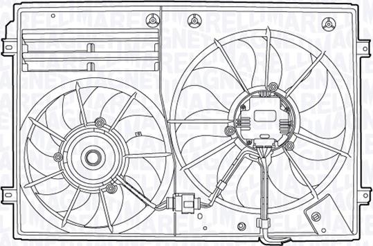 Magneti Marelli 069422559010 - Fan, radiator autospares.lv