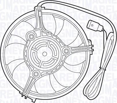 Magneti Marelli 069422529010 - Fan, radiator autospares.lv