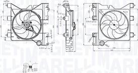 Magneti Marelli 069422852010 - Fan, radiator autospares.lv