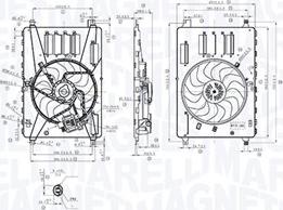 Magneti Marelli 069422857010 - Fan, radiator autospares.lv