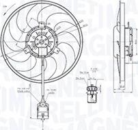 Magneti Marelli 069422860010 - Fan, radiator autospares.lv