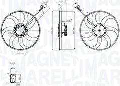 Magneti Marelli 069422875010 - Fan, radiator autospares.lv