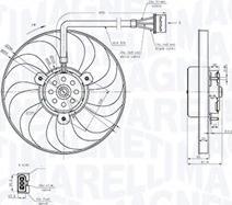 Magneti Marelli 069422876010 - Fan, radiator autospares.lv